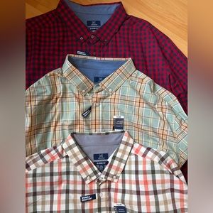 NWT Set of 3 Mens Long Sleeve Dress Shirts 3X